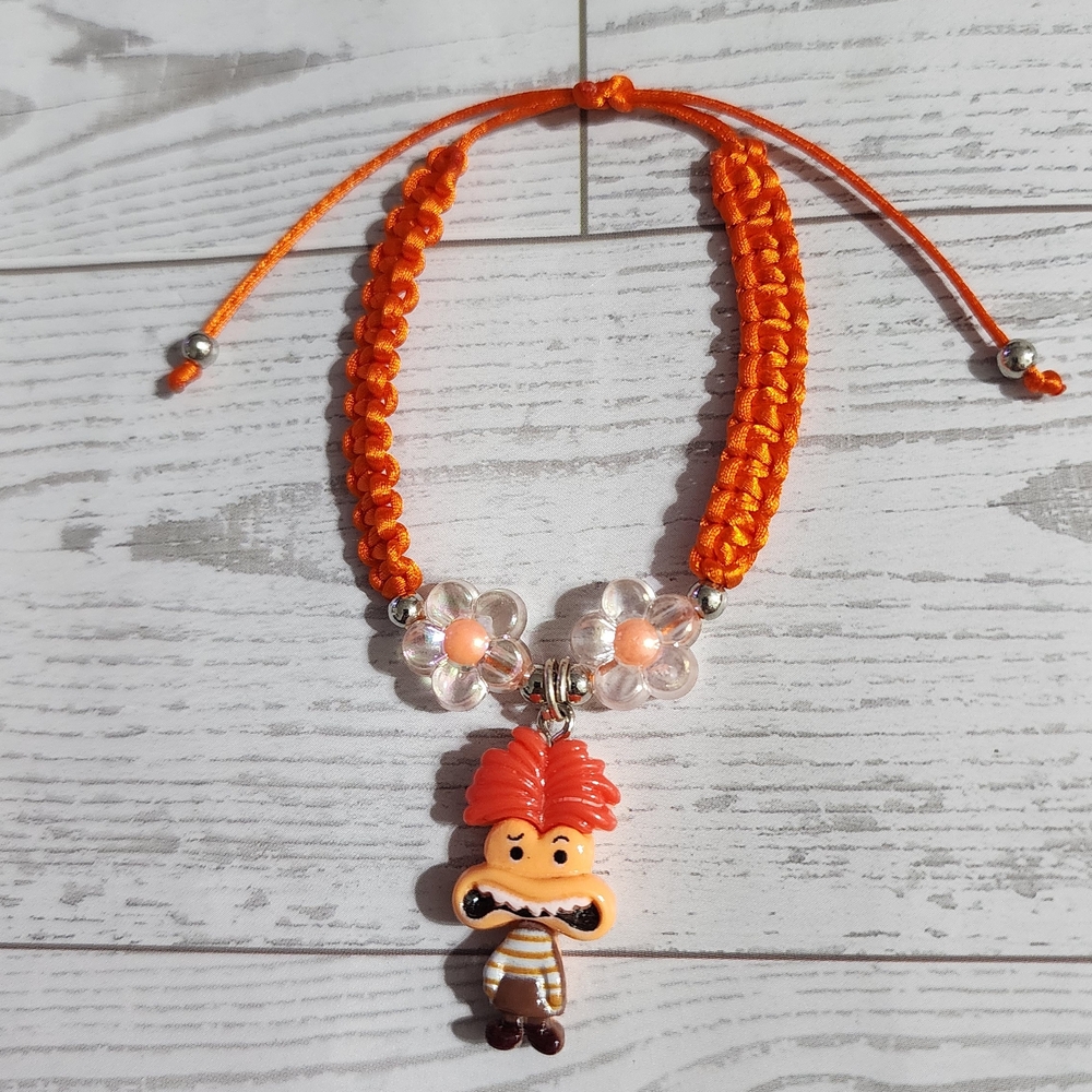 Orange Kids Bracelet with Disneys Inside Out Anxiety